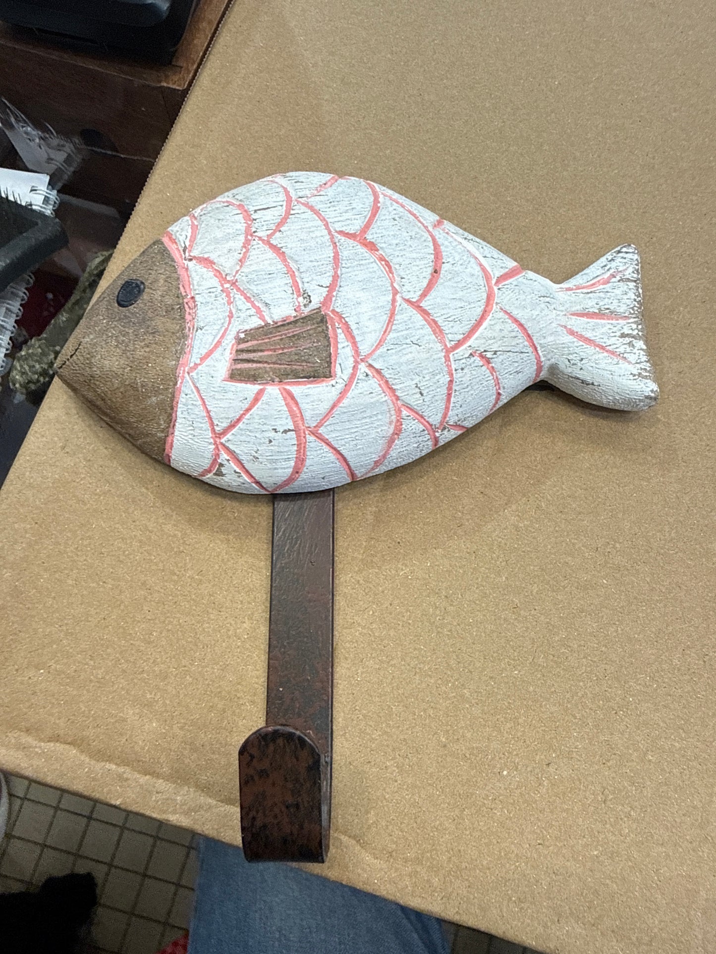 Porte-Manteaux Poisson bois