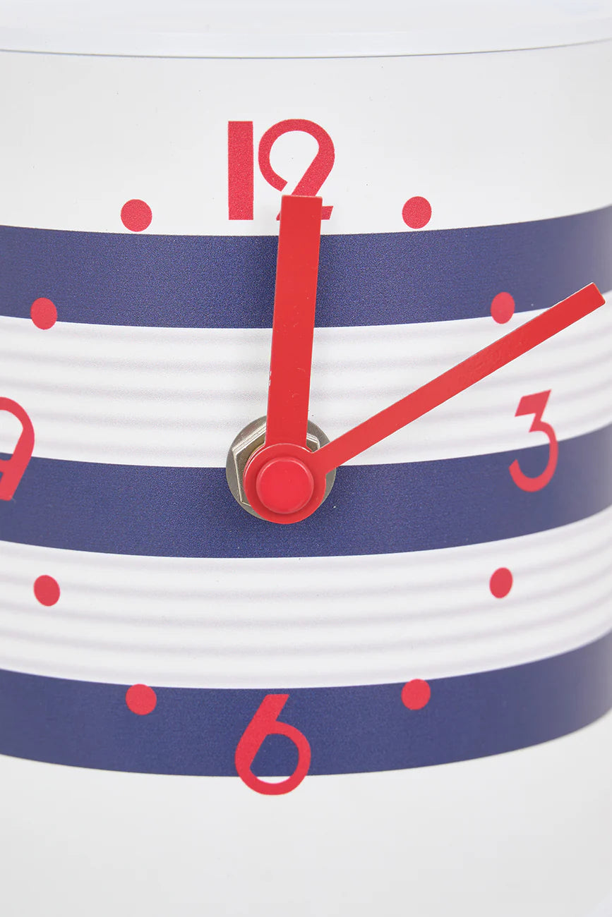 Horloge boite de conserve
