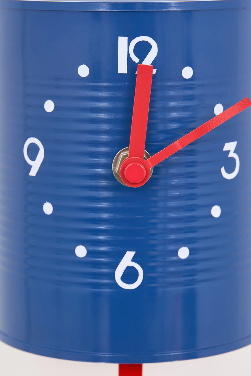Horloge boite de conserve