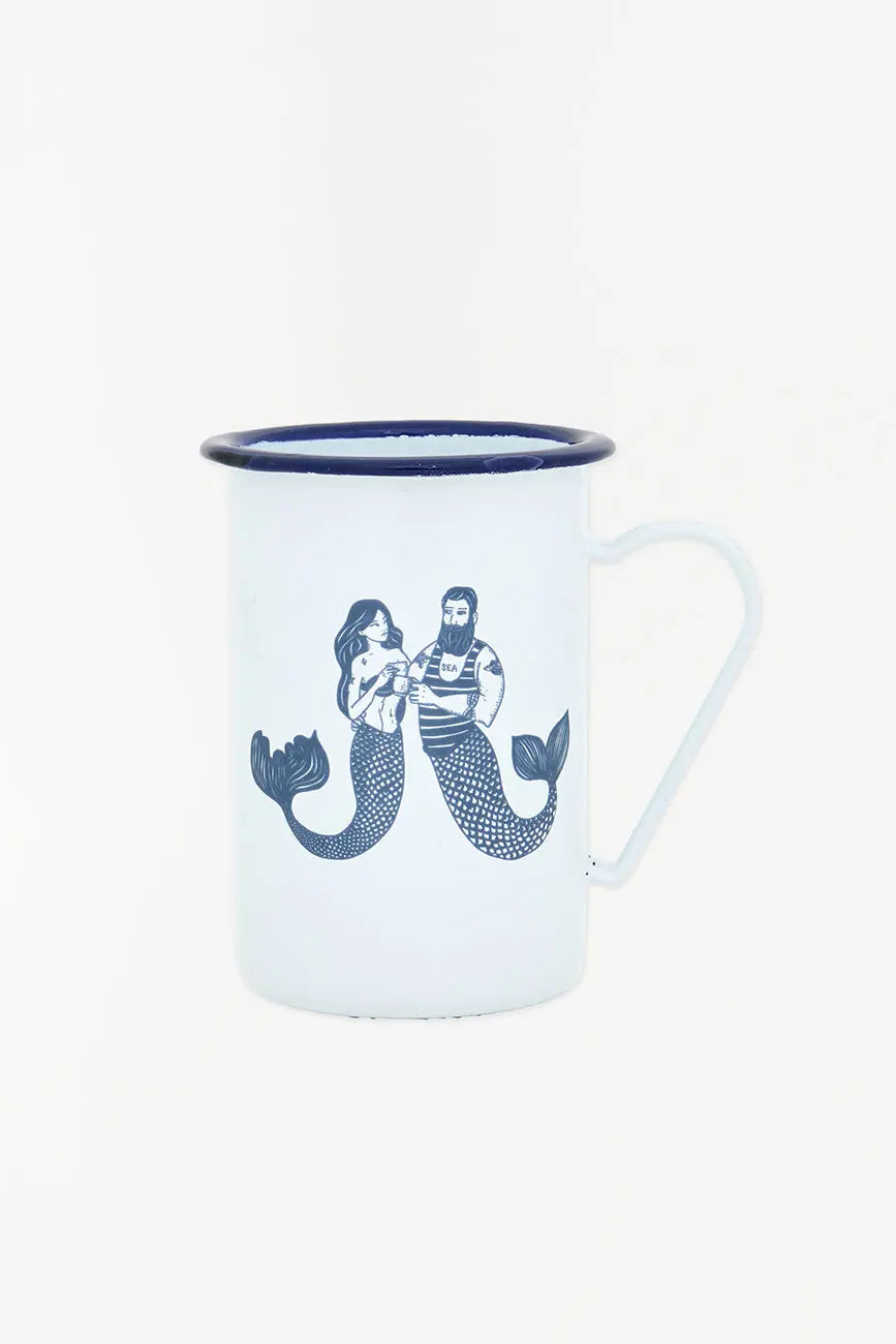 Mug émaillé XL - divers motifs