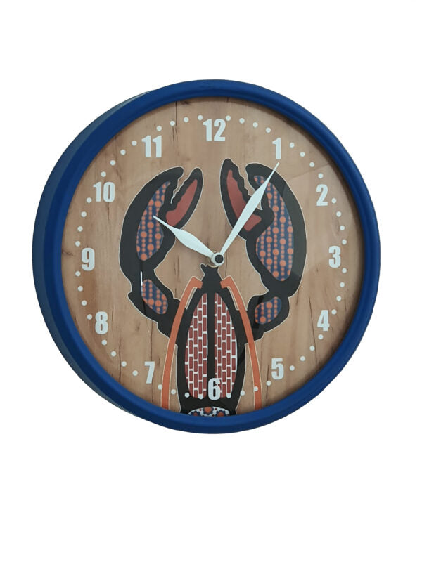 Horloge homard Bleu
