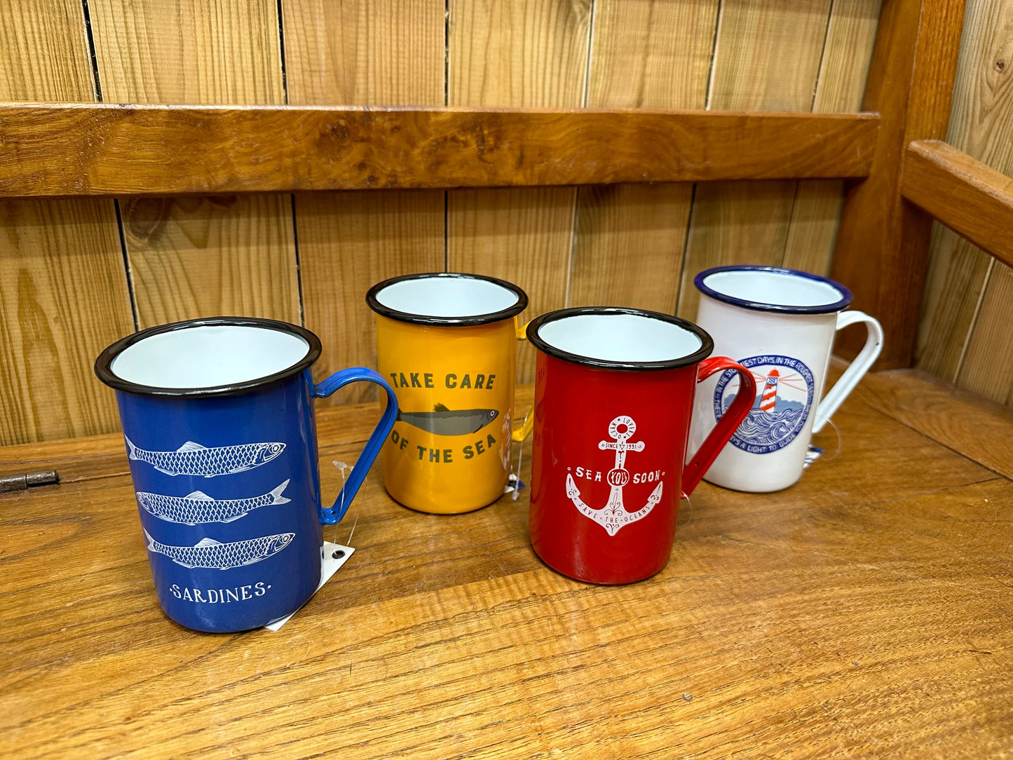 Mug émaillé XL - divers motifs