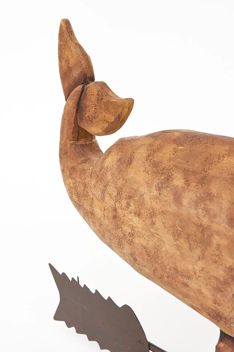 Girouette de table baleine