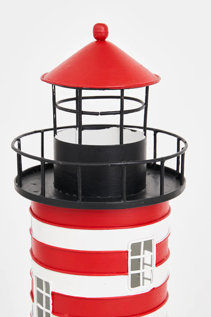 Lampe Phare en métal à LED
