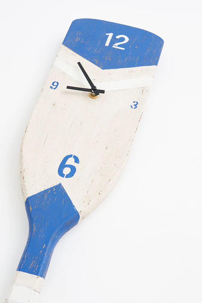 Horloge Aviron en bois