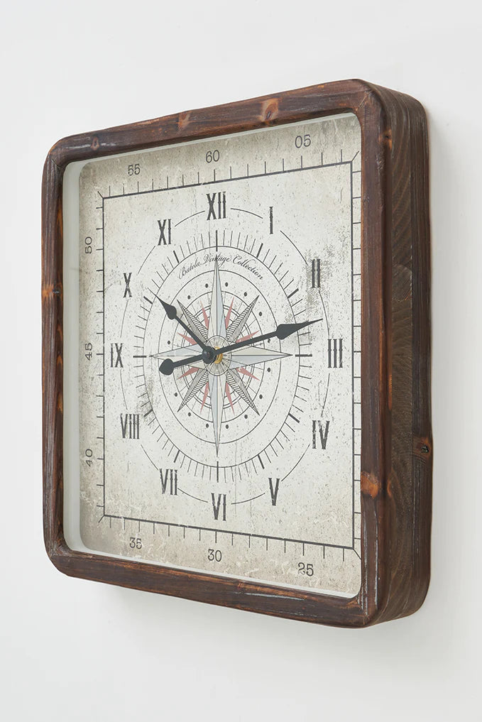 Horloge vintage carré