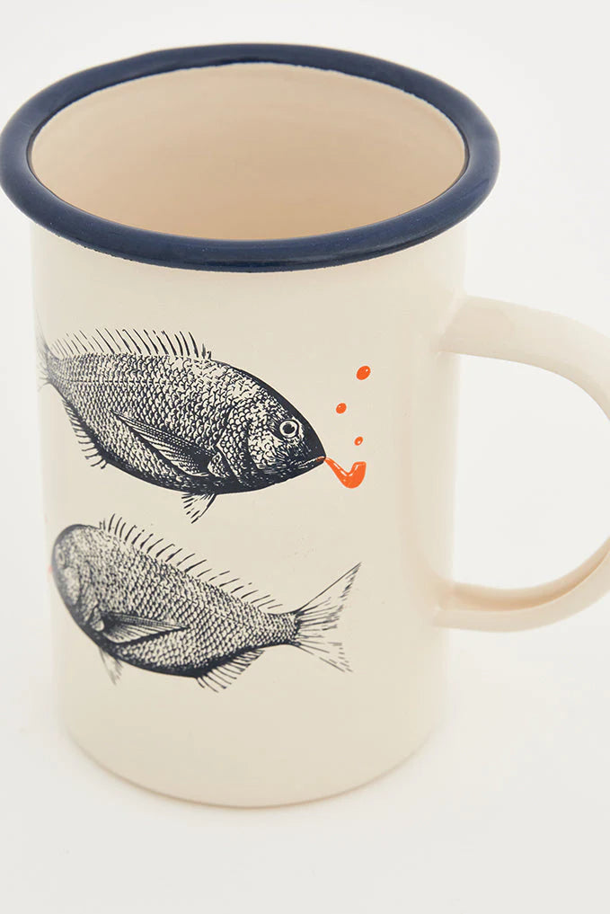 Mug émaillé XL - divers motifs