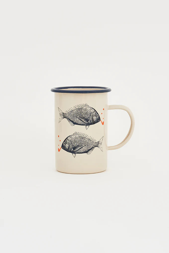 Mug émaillé XL - divers motifs