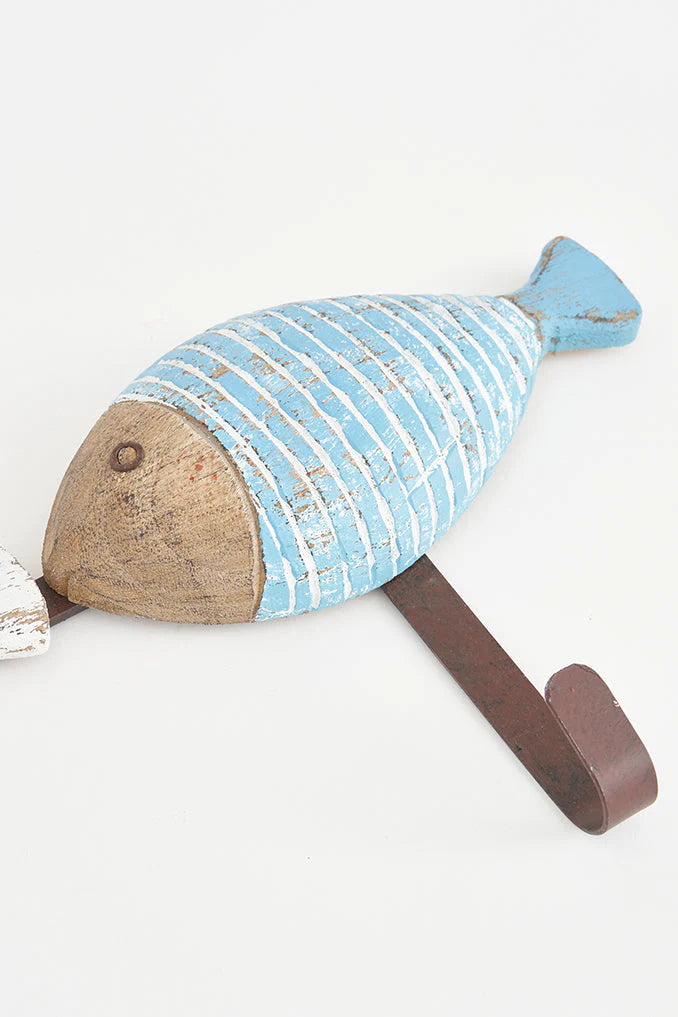 Porte-Manteaux Poisson bois 3 crochets
