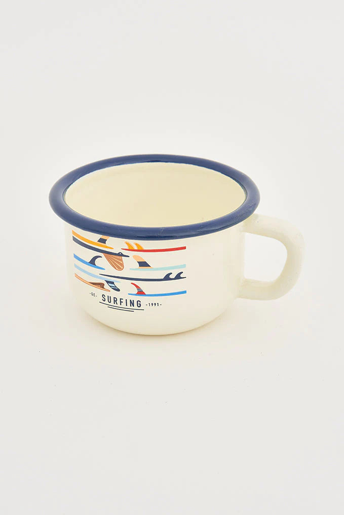 Tasse à café émaillé - divers motifs