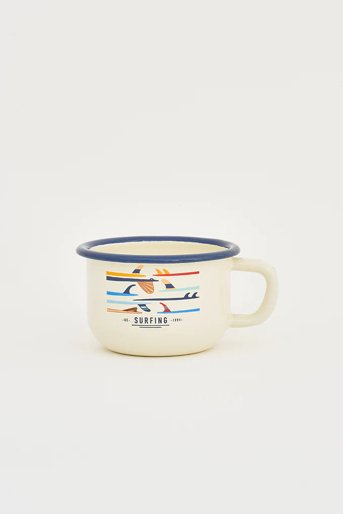 Tasse à café émaillé - divers motifs