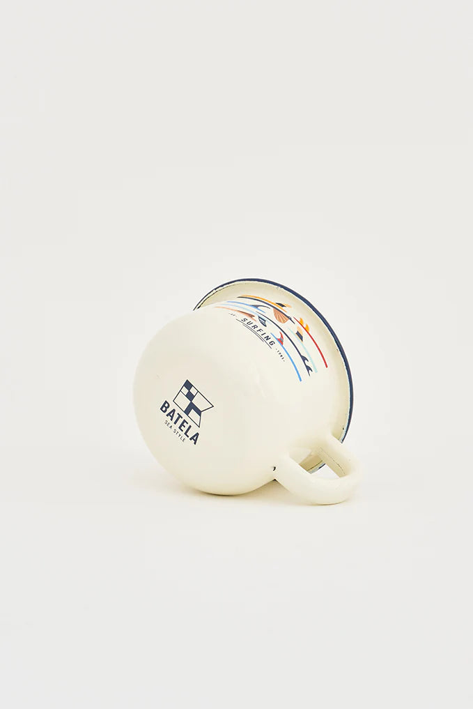 Tasse à café émaillé - divers motifs