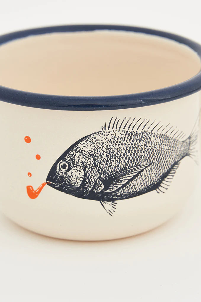 Tasse à café émaillé - divers motifs