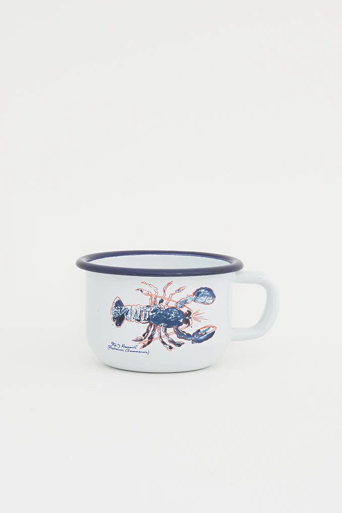 Tasse à café émaillé - divers motifs