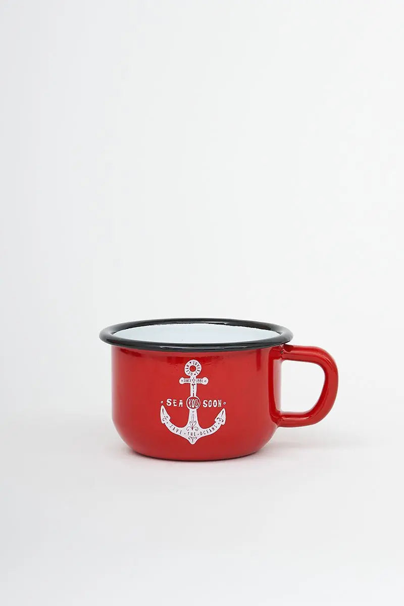 Tasse à café émaillé - divers motifs