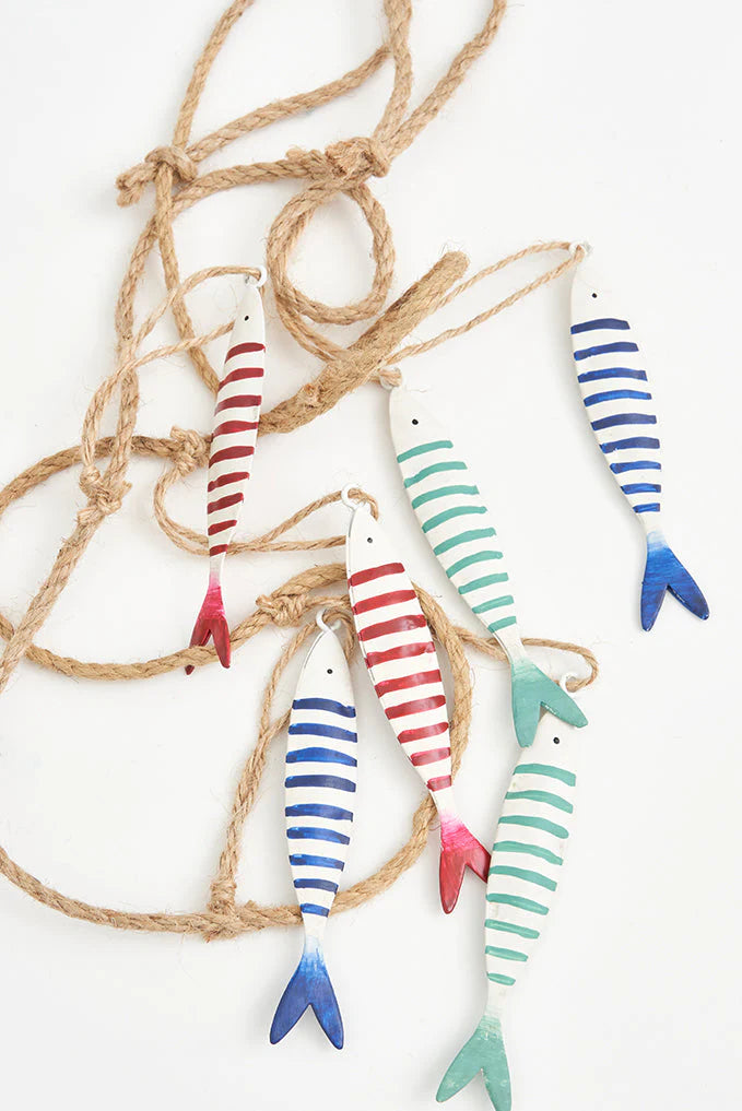 Guirlande Poissons multicolores