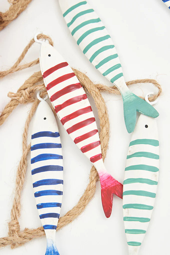 Guirlande Poissons multicolores