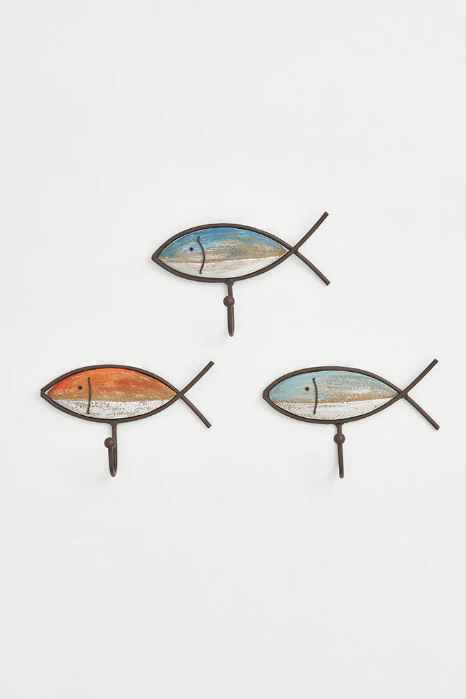 Patères poissons