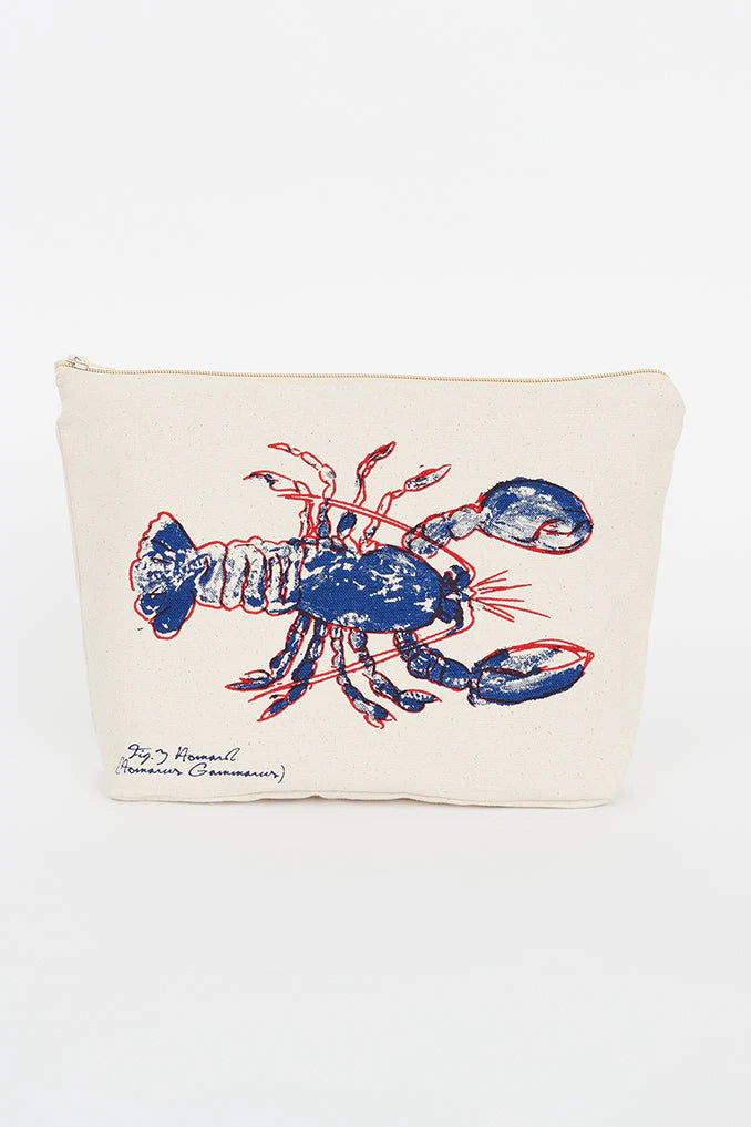 Pochette homard en coton