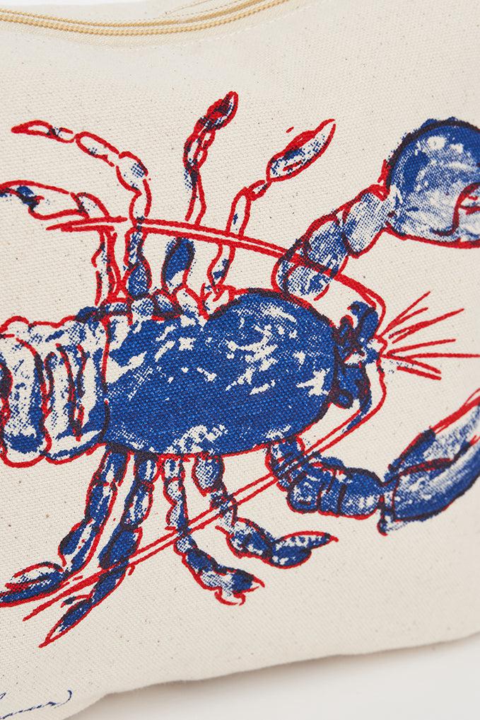 Pochette homard en coton