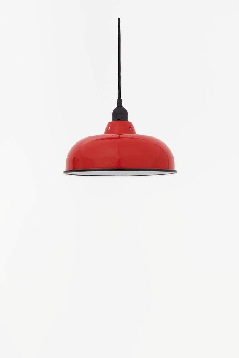 Lampe suspendu émaillée