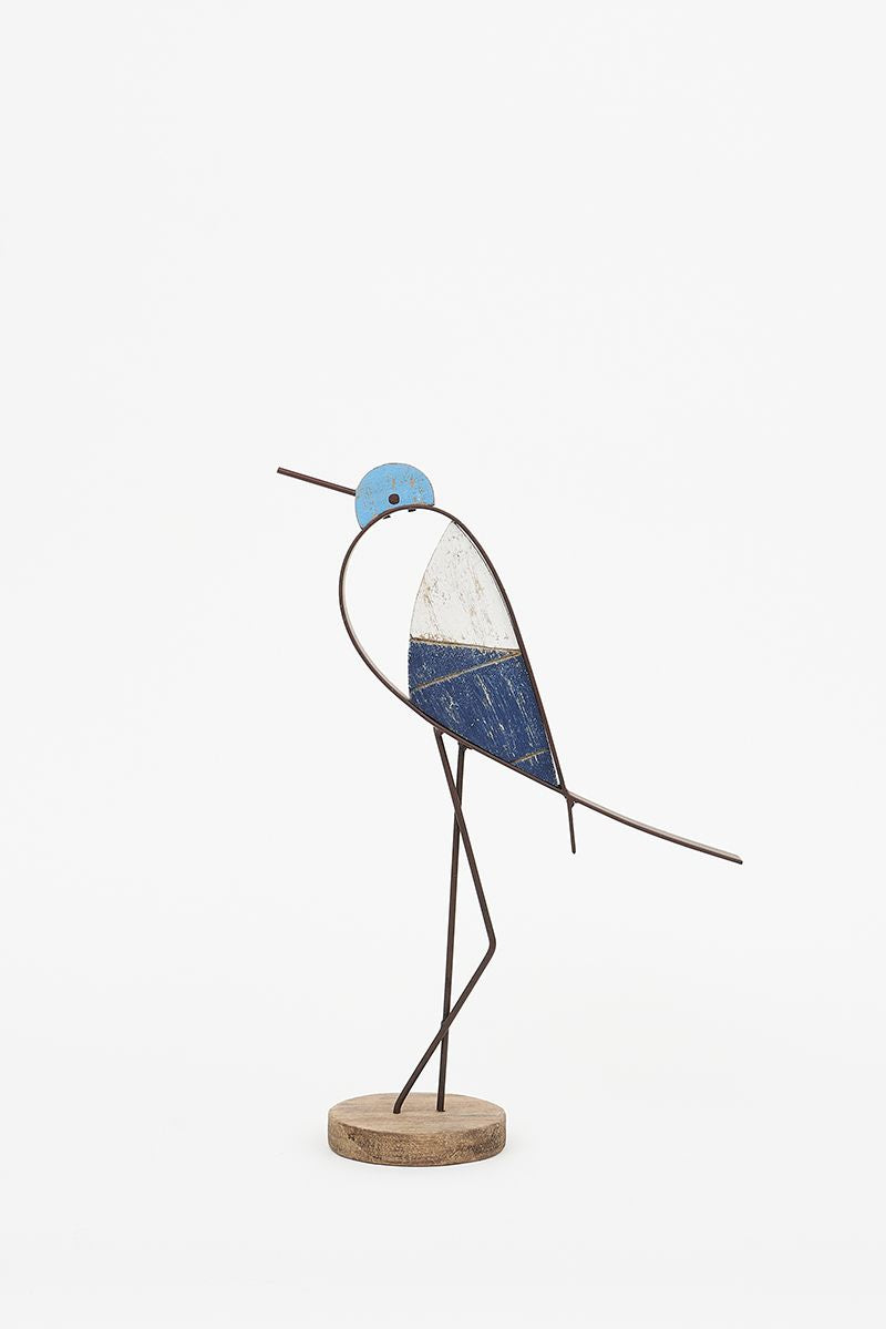 Oiseau en bois coloré