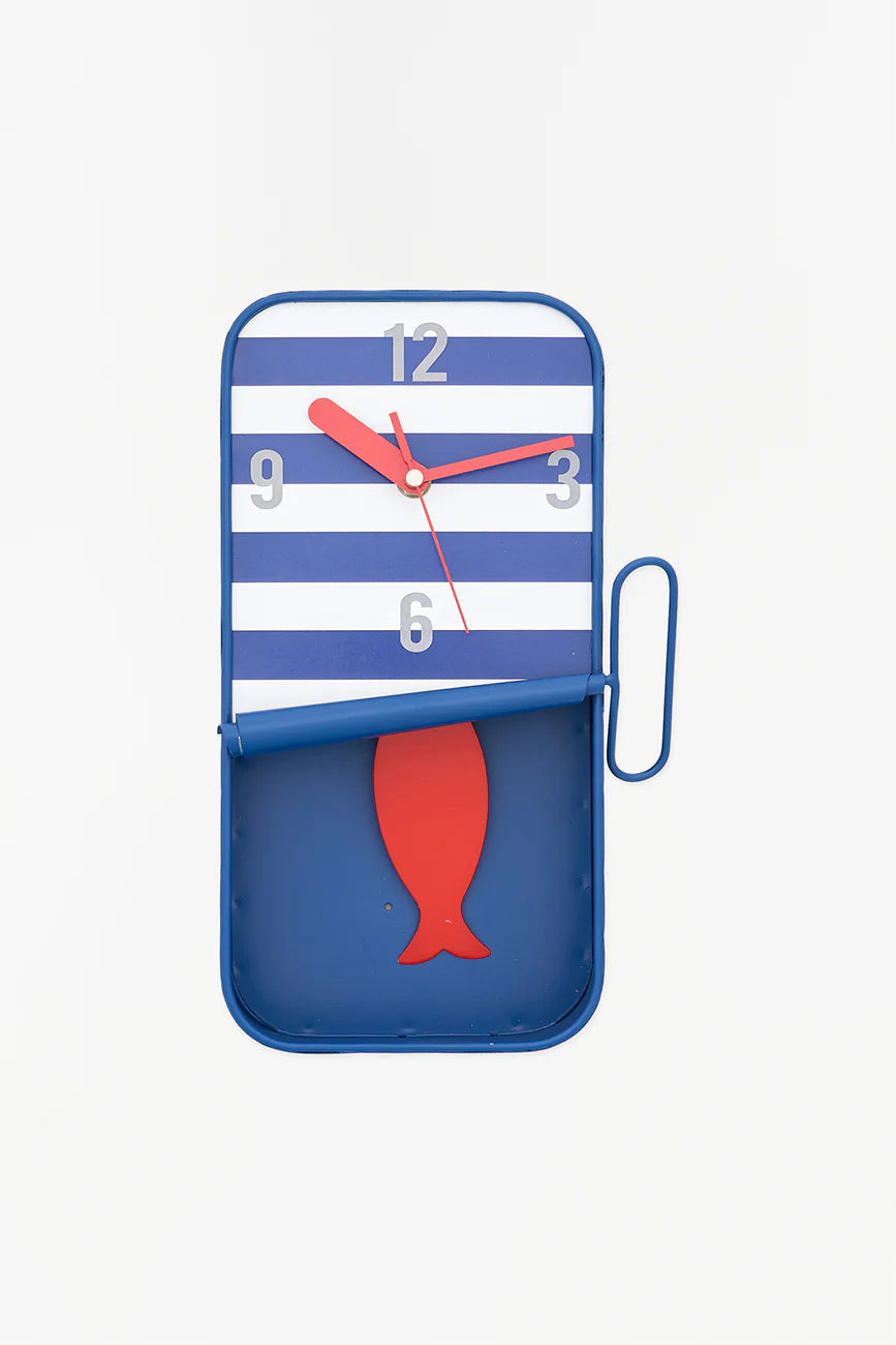 Horloge boîte de sardines
