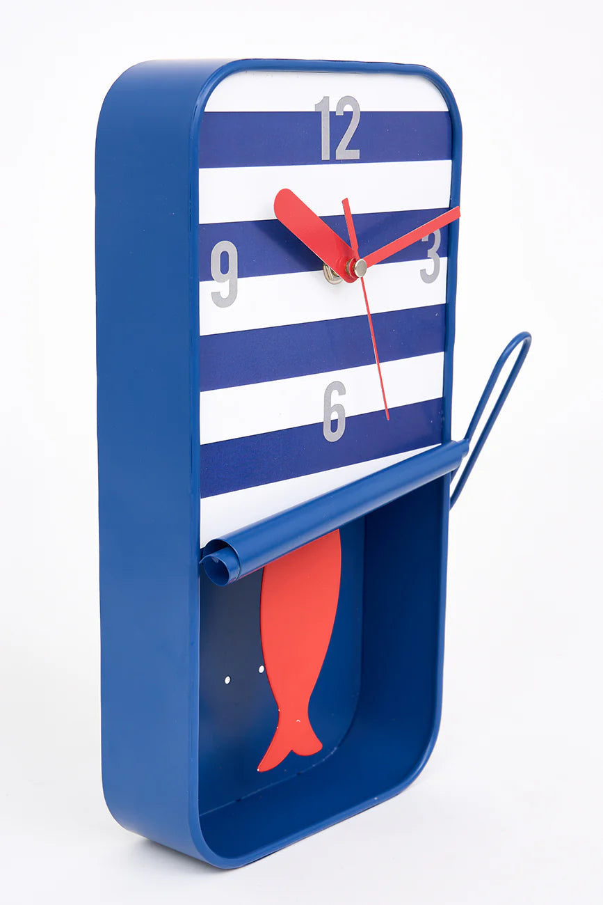 Horloge boîte de sardines