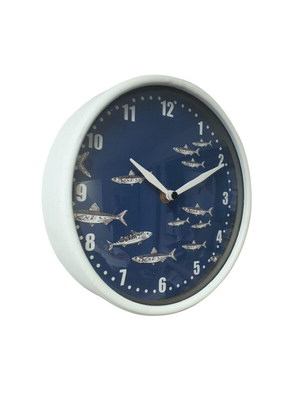 Horloge banc de poissons