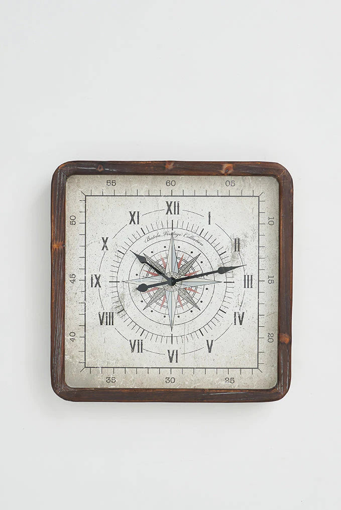 Horloge vintage carré