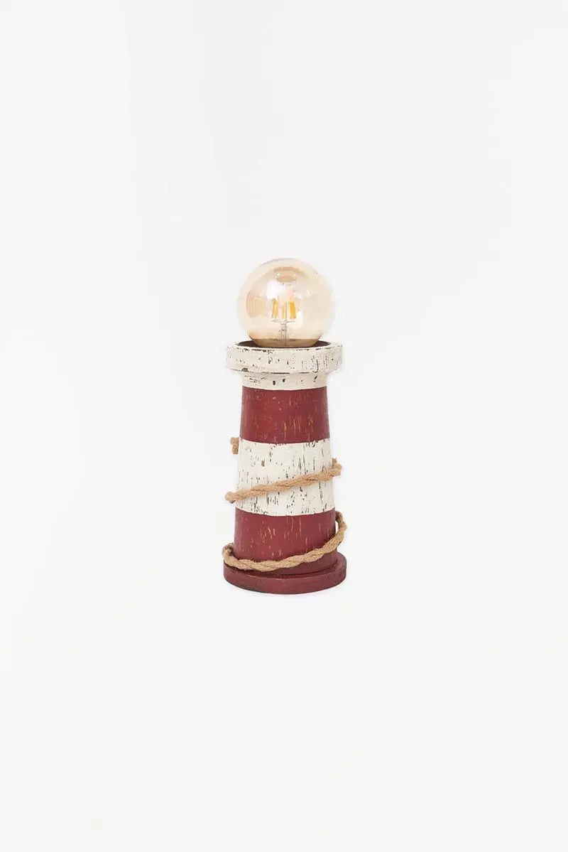 Lampe Phare en bois