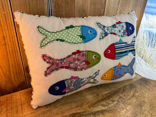 Coussin Poissons long
