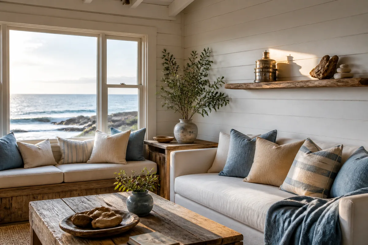Décoration bord de mer : les matières, les objets et la lumière qui tiennent